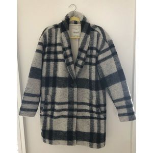 Madewell Plaid Coat